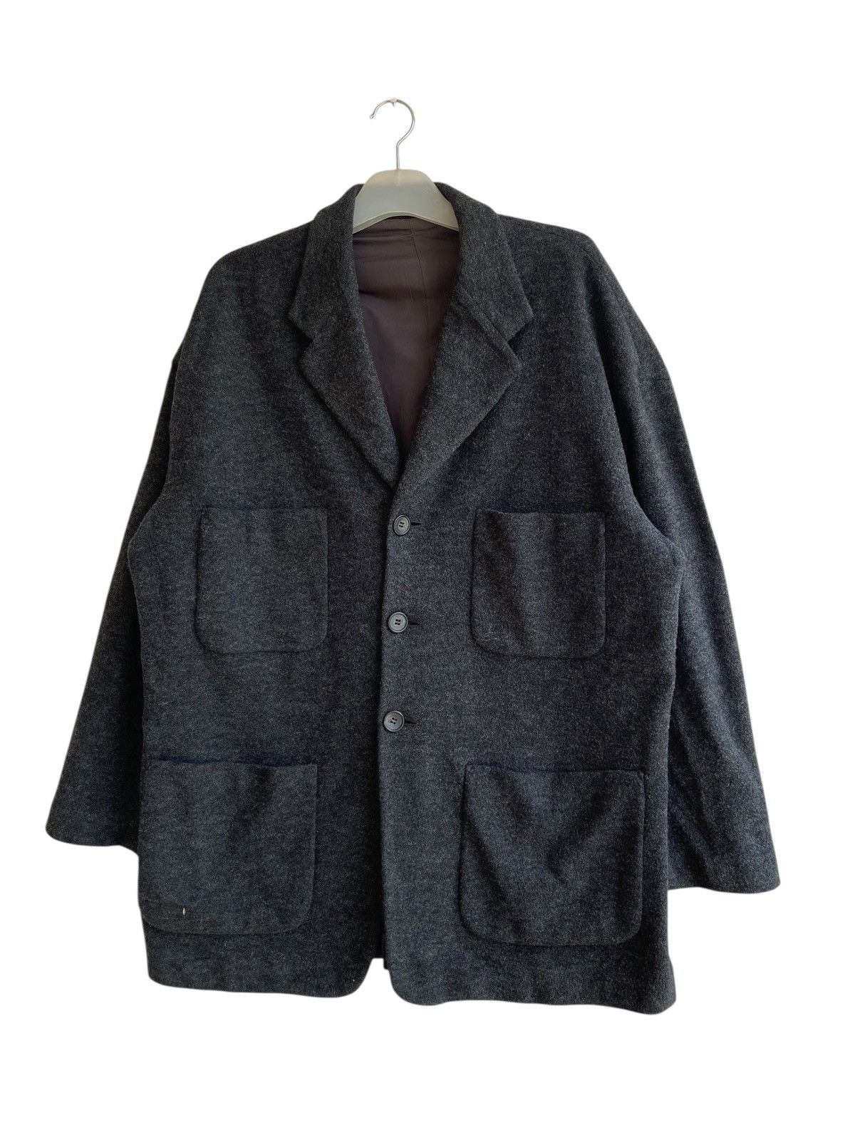 Dolce & Gabbana Dolce & Gabbana Four Pocket Wooly Tweed Jacket Size US XL / EU 56 / 4 - 1 Thumbnail
