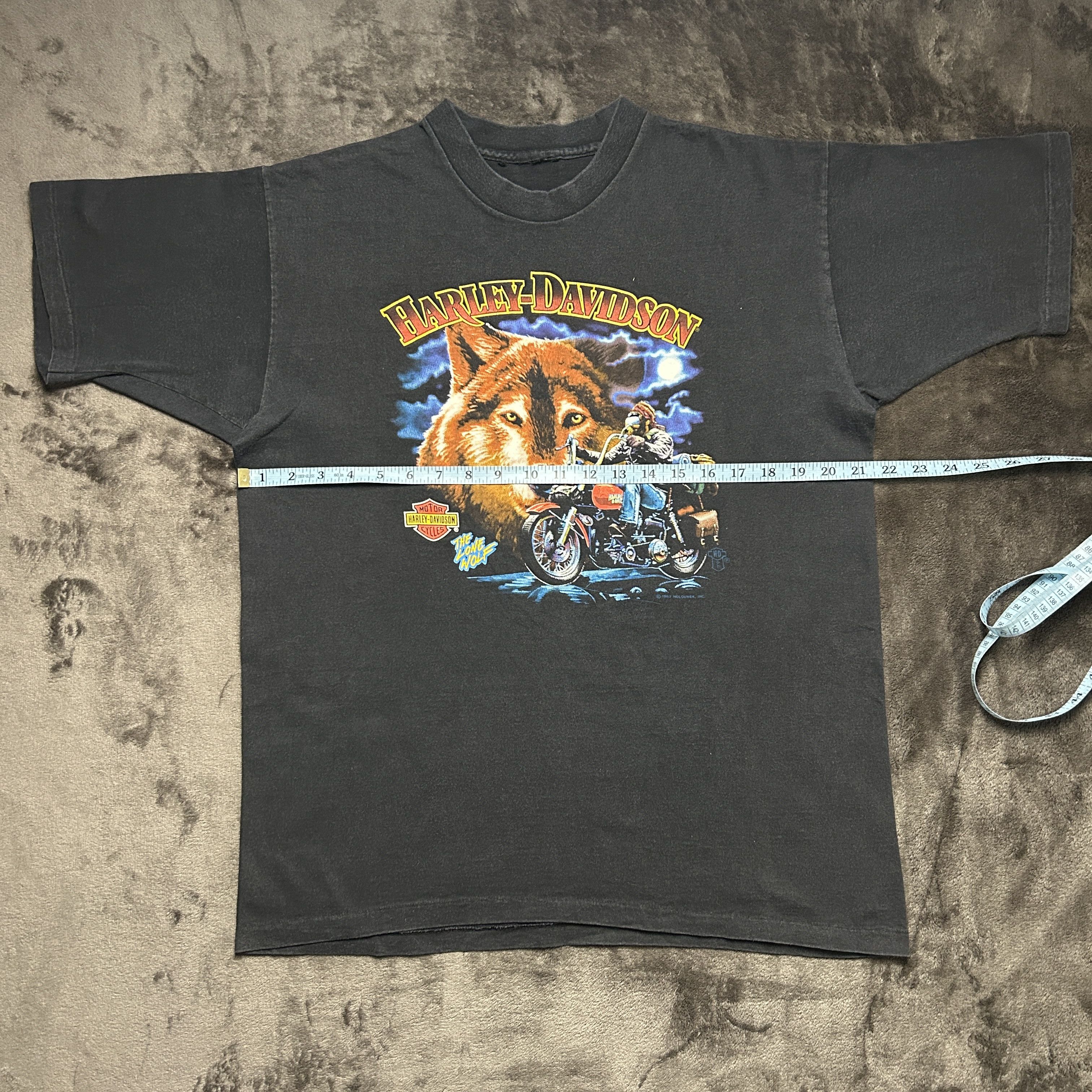 Harley Davidson Harley Davidson The Lone Wolf 1989 T-shirt Size US L / EU 52-54 / 3 - 8 Thumbnail