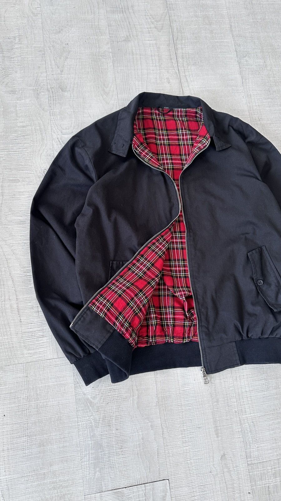 Other Bomber Jacket Tartan Plaid Lined Mod Casual Style Size US XL / EU 56 / 4 - 3 Thumbnail