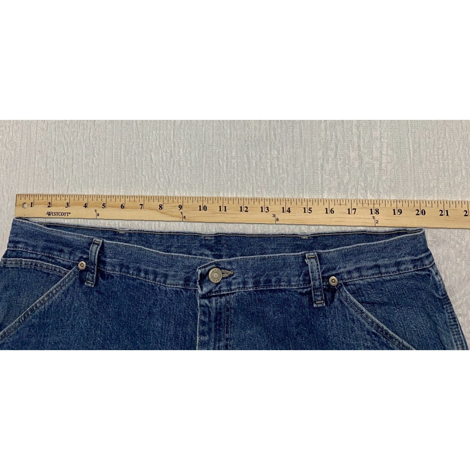 Wrangler VINTAGE Wrangler Hero Carpenter Jeans Mens Size 40x30 Blue Straight Wide-Leg Size US 40 / EU 56 - 6 Thumbnail