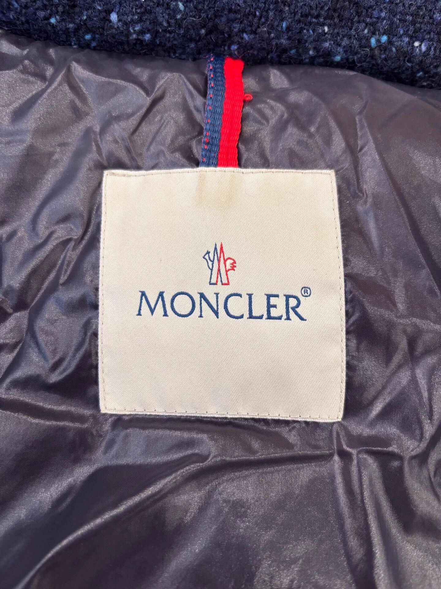 Moncler Moncler Astere Women's Navy Snowflake Down Jacket Size S / US 4 / IT 40 - 4 Thumbnail