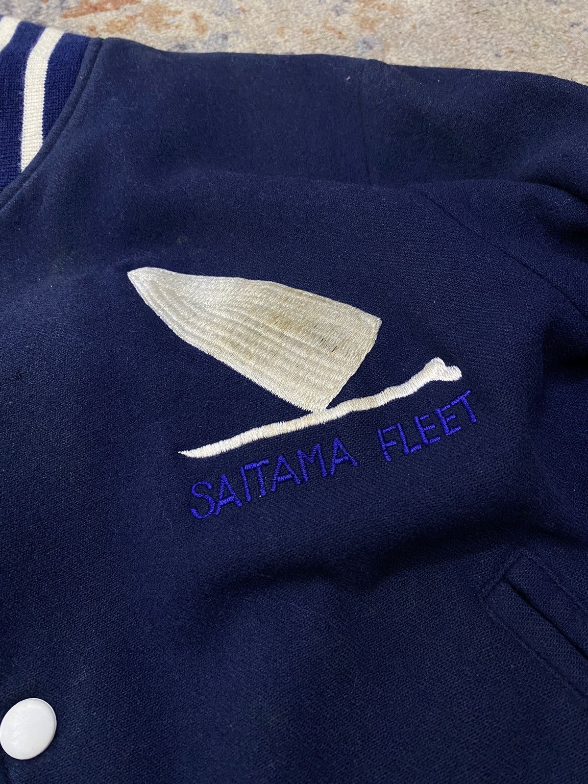 Vintage 70-80s varsity jacket windsurfer Size US M / EU 48-50 / 2 - 4 Thumbnail