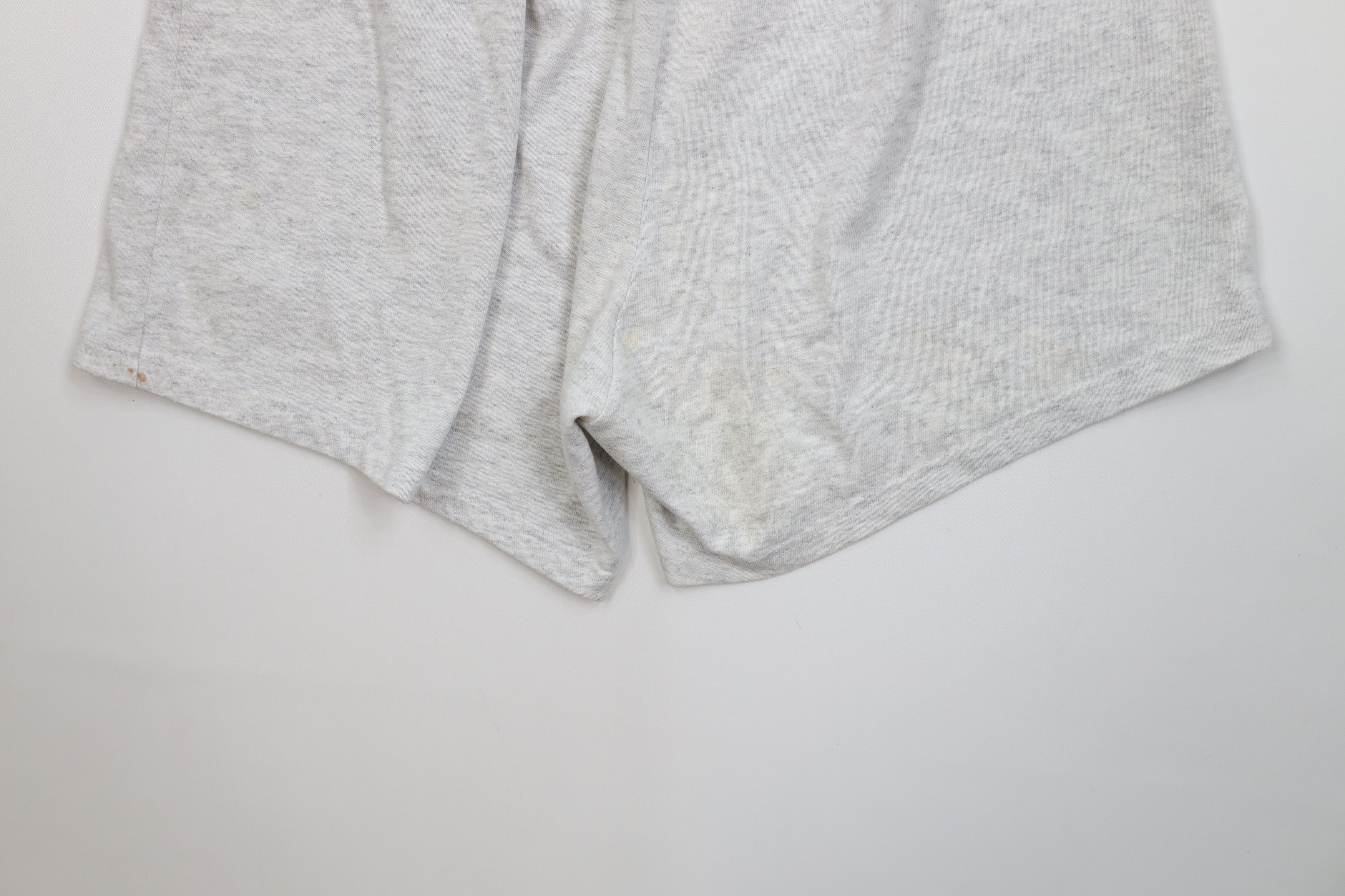 Champion Vintage 90s Champion Above Knee Shorts Heather Gray USA Size US 36 / EU 52 - 14 Thumbnail