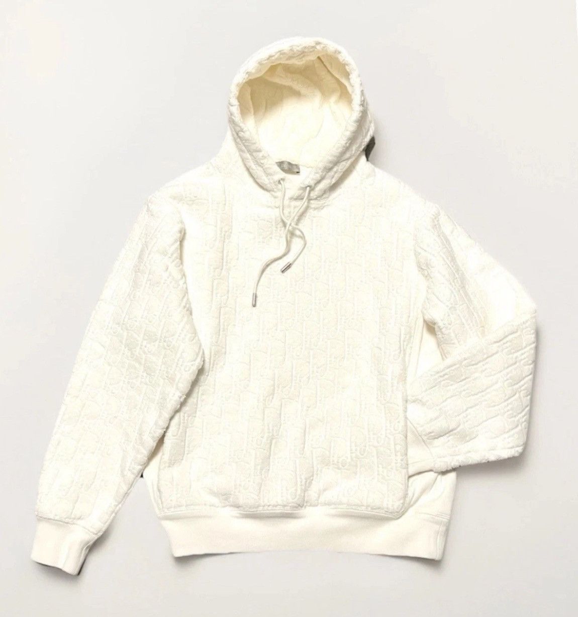 Dior DIOR HOMME⚡️Size Medium oblique logo terry cloth towel hoodie Size US M / EU 48-50 / 2 - 1 Thumbnail