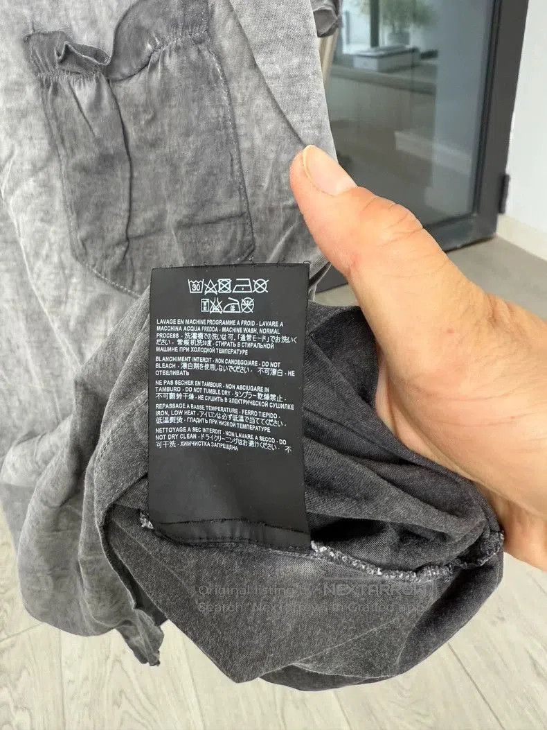 Yves Saint Laurent YSL SLP Distressed Silk Short Sleeve. Size US S / EU 44-46 / 1 - 5 Thumbnail