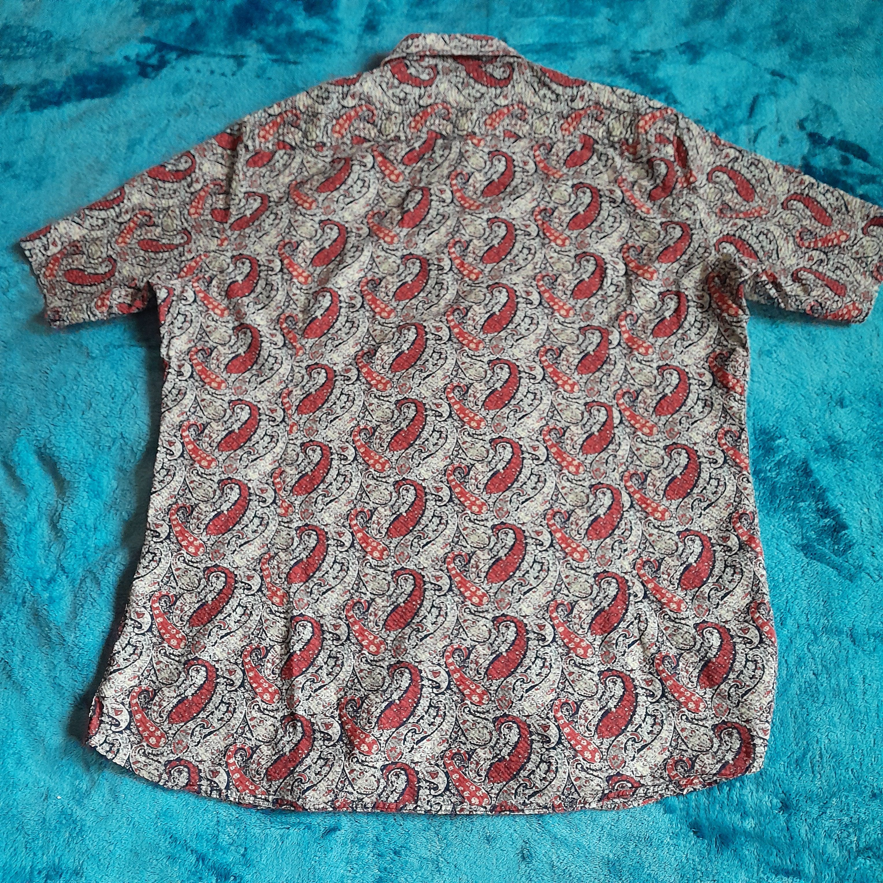 Other Scarci La Buona Vita Men’s Red Button Up Short Sleeve Shirt Size US XL / EU 56 / 4 - 5 Thumbnail