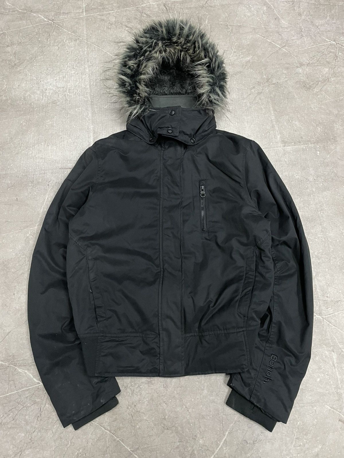 If Six Was Nine Black Bomber fur hood If six was nine style y2k hype Size US M / EU 48-50 / 2 - 1 Thumbnail