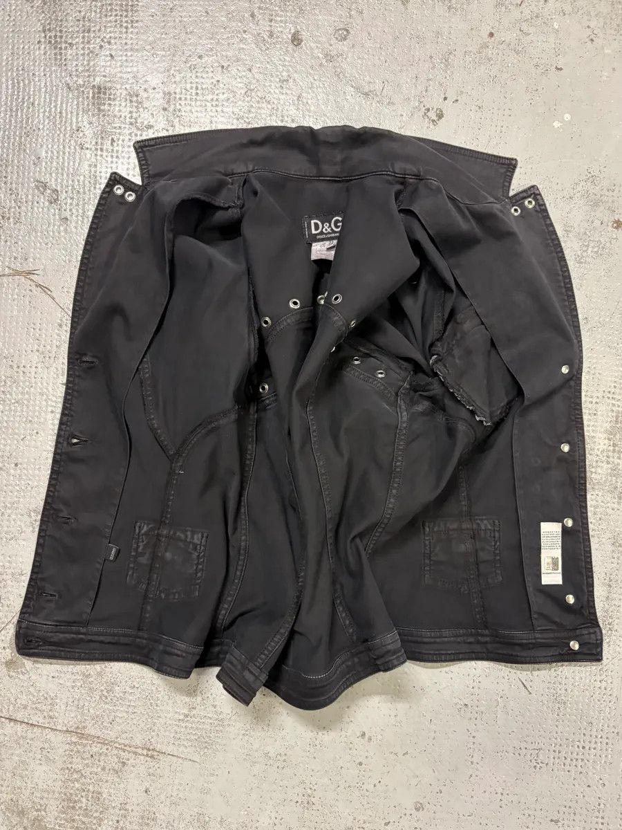 Dolce & Gabbana SS2004 Dolce & Gabbana Black Eyelet Perfecto Jacket Size M / US 6-8 / IT 42-44 - 7 Thumbnail