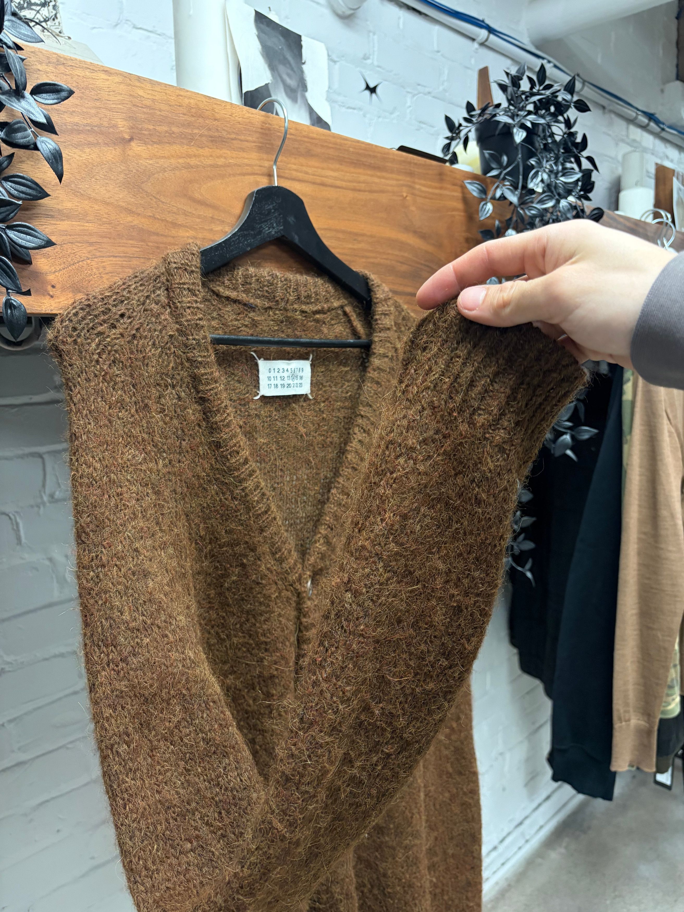 Ma+ AW2008 Maison Martin Margiela Alpaca Wool Rustic Brown Cardigan Size US M / EU 48-50 / 2 - 2 Thumbnail