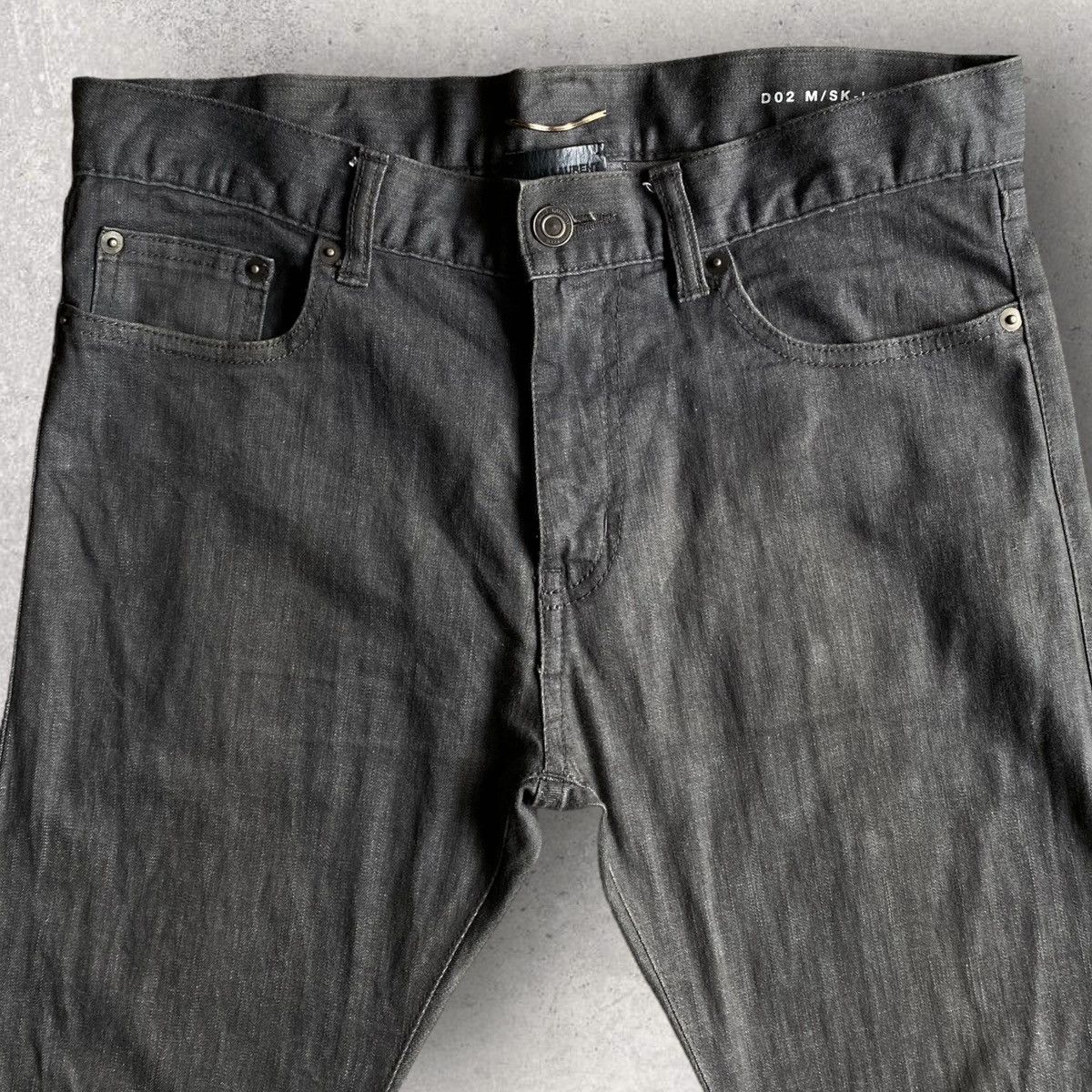 image of Hedi Slimane x Saint Laurent Paris 2013 Grey Skinny Jeans, Men's (Size 30)