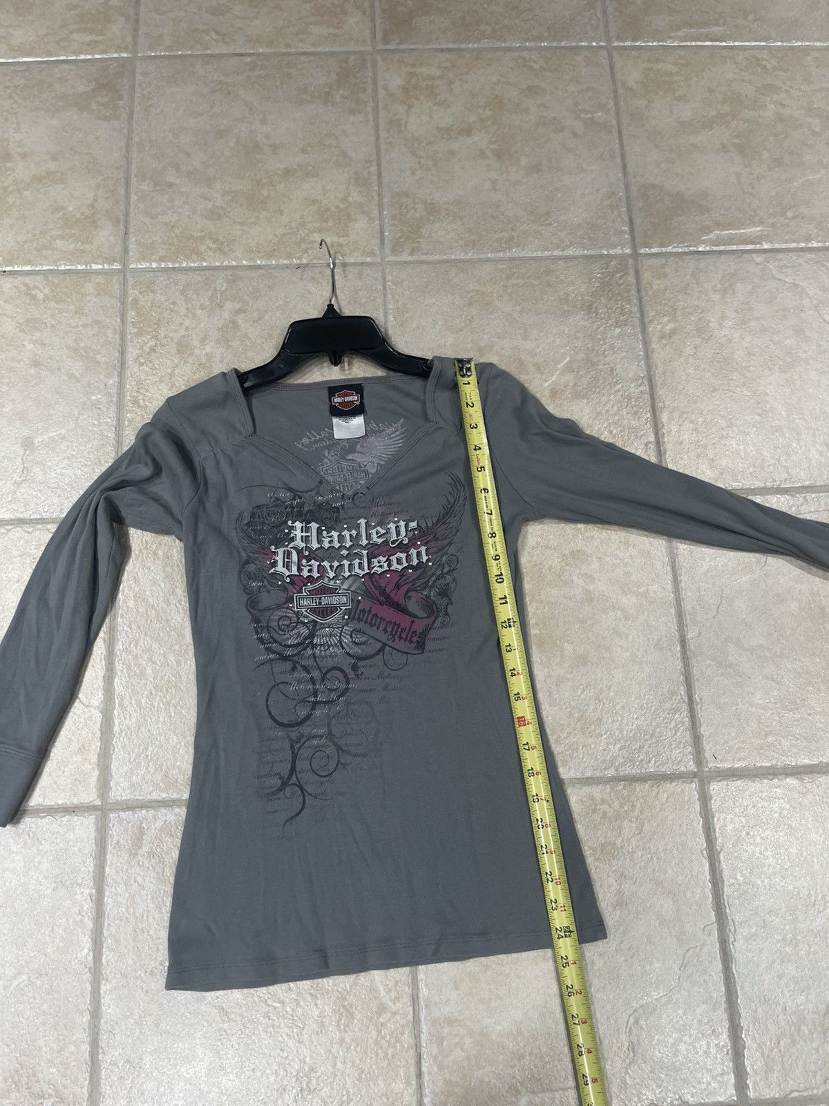 Harley Davidson Harley Davidson Shirt Adult L Gray Graphic Biker Size L / US 10 / IT 46 - 5 Thumbnail
