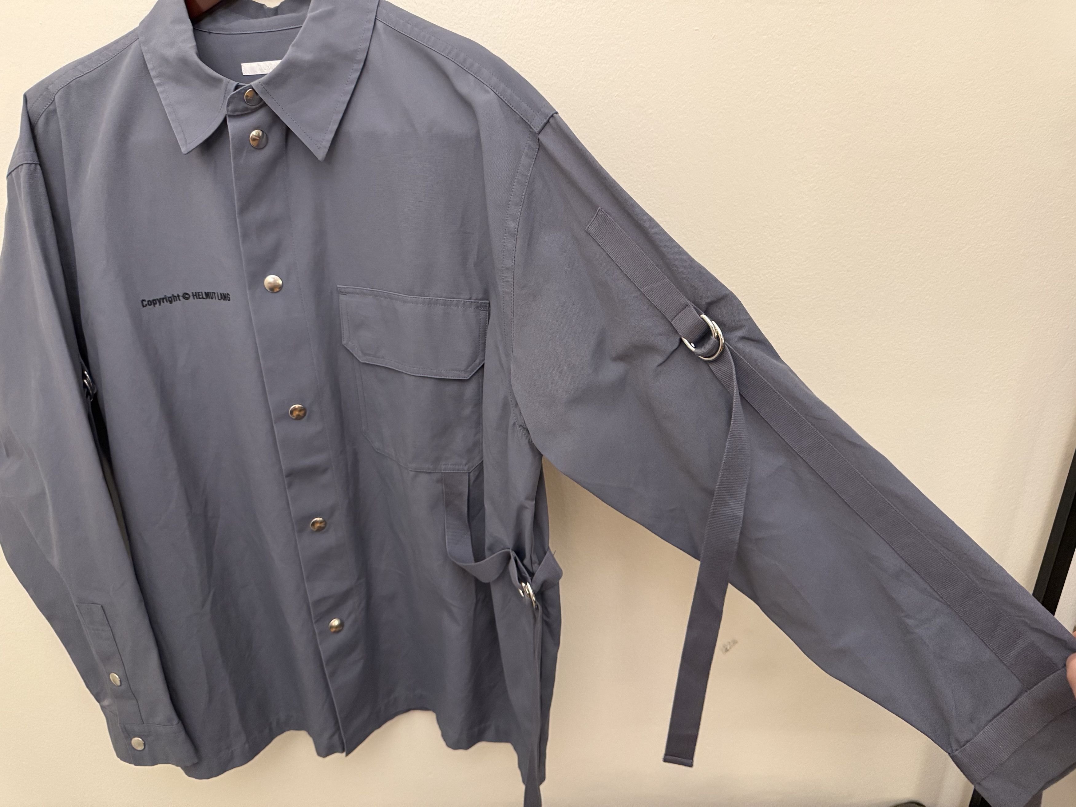 Helmut Lang Tape SnapFront Shirt Utility Jacket Size US M / EU 48-50 / 2 - 3 Thumbnail