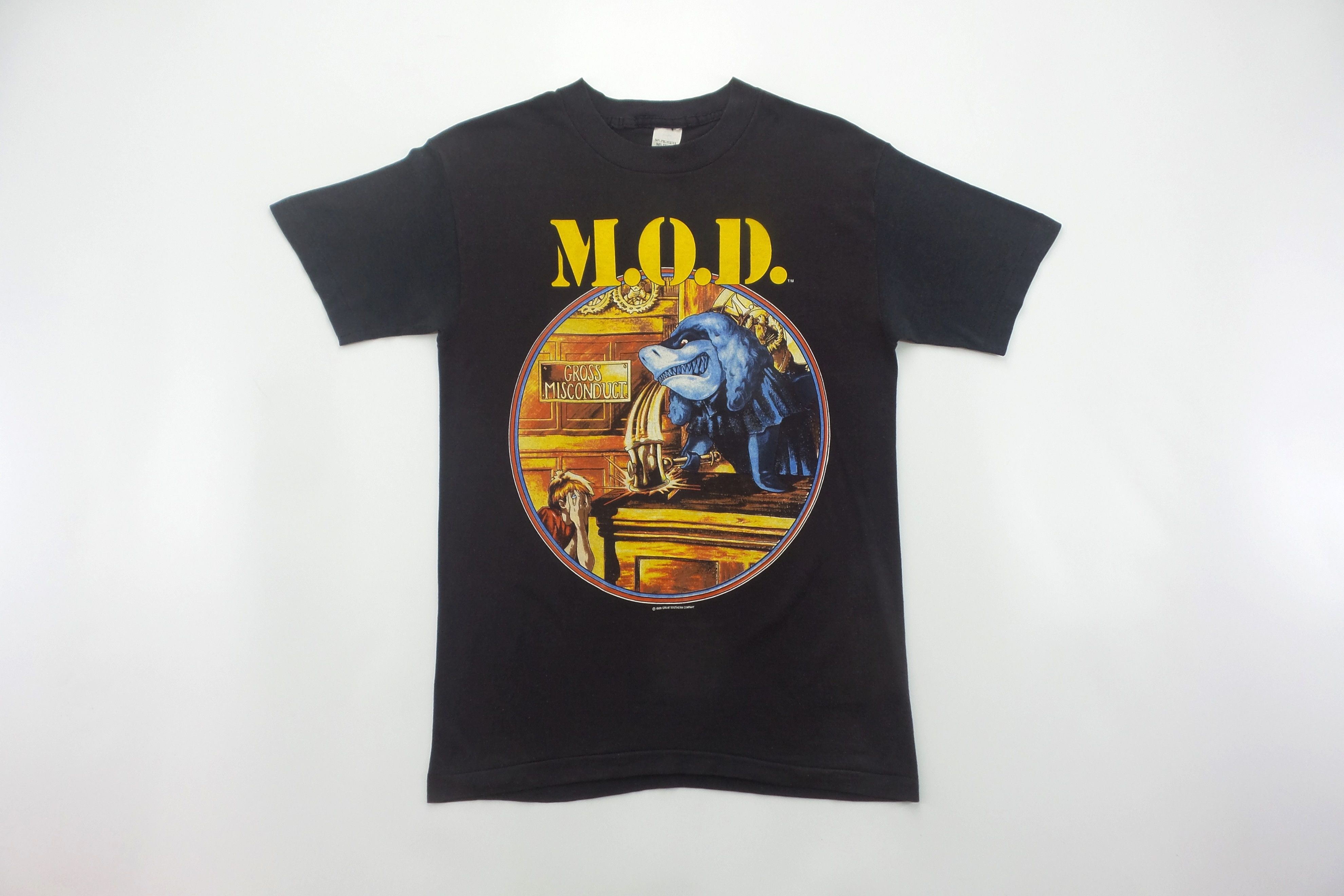 Band Tees Vintage 1989 M.O.D Gross Misconduct Tour T-shirts Size US M / EU 48-50 / 2 - 1 Thumbnail