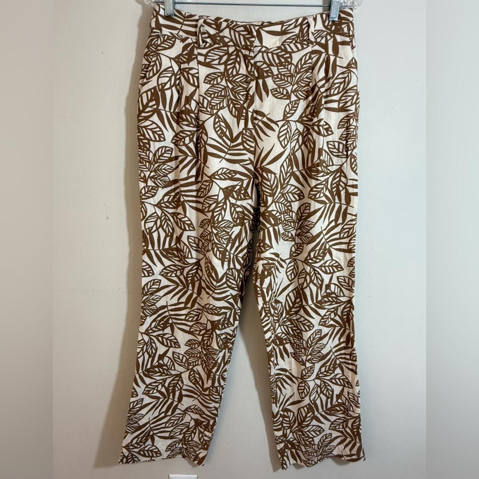 Other House of Harlow 1960 tropical linen pants SZ 10 FLAW Size 30" / US 8 / IT 44 - 1 Thumbnail