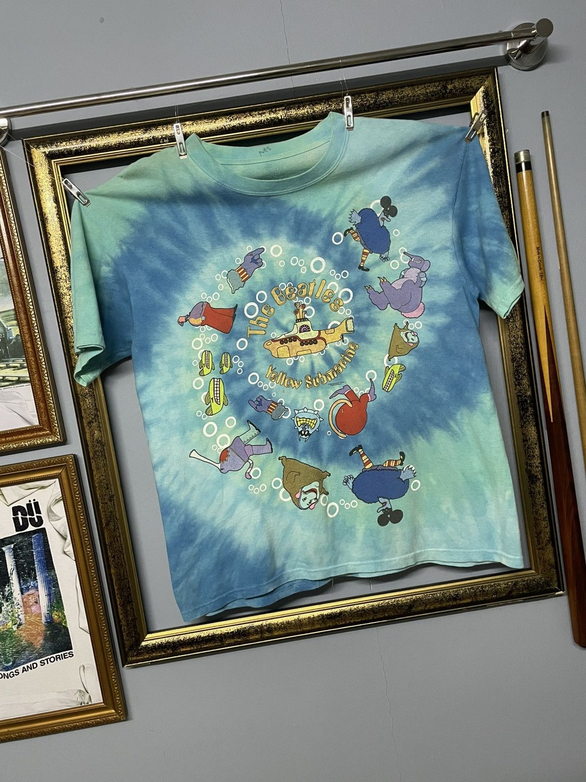Vintage Vintage The Beatles Yellow Submarine Tie Dye Music Tee Size US M / EU 48-50 / 2 - 2 Thumbnail