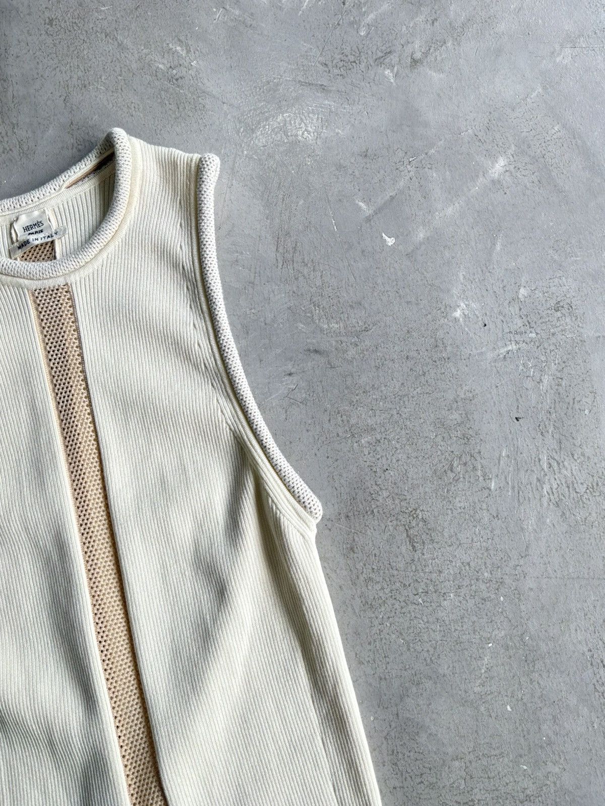 Hermes Hermes Margiela Era - Thermal Suede Tanktop Size XXS / US 00 / IT 34 - 4 Thumbnail