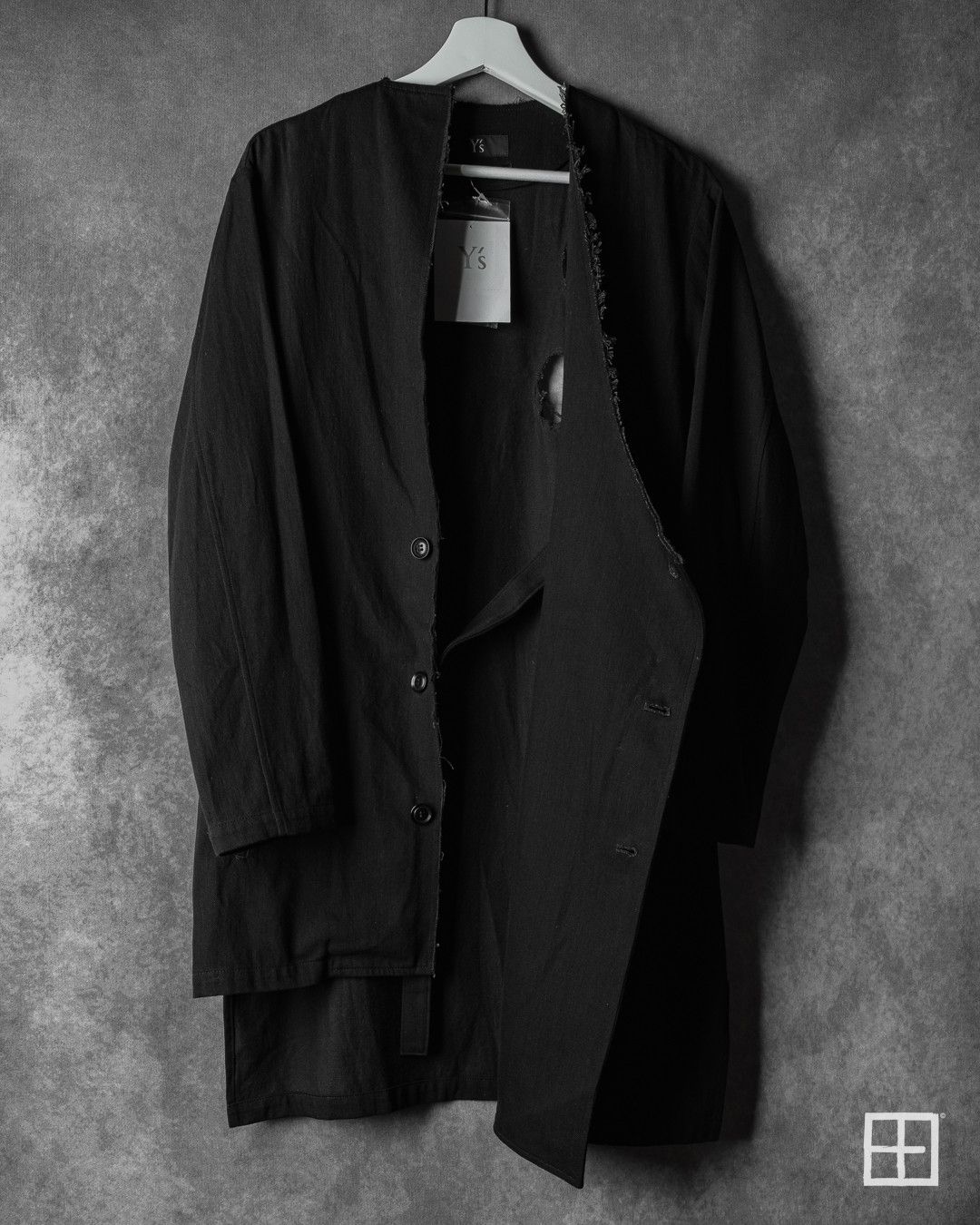 Yohji Yamamoto Yohji Yamamoto Y's SS23 Runway Asymmetric Cutout Jacket Size US M / EU 48-50 / 2 - 2 Thumbnail
