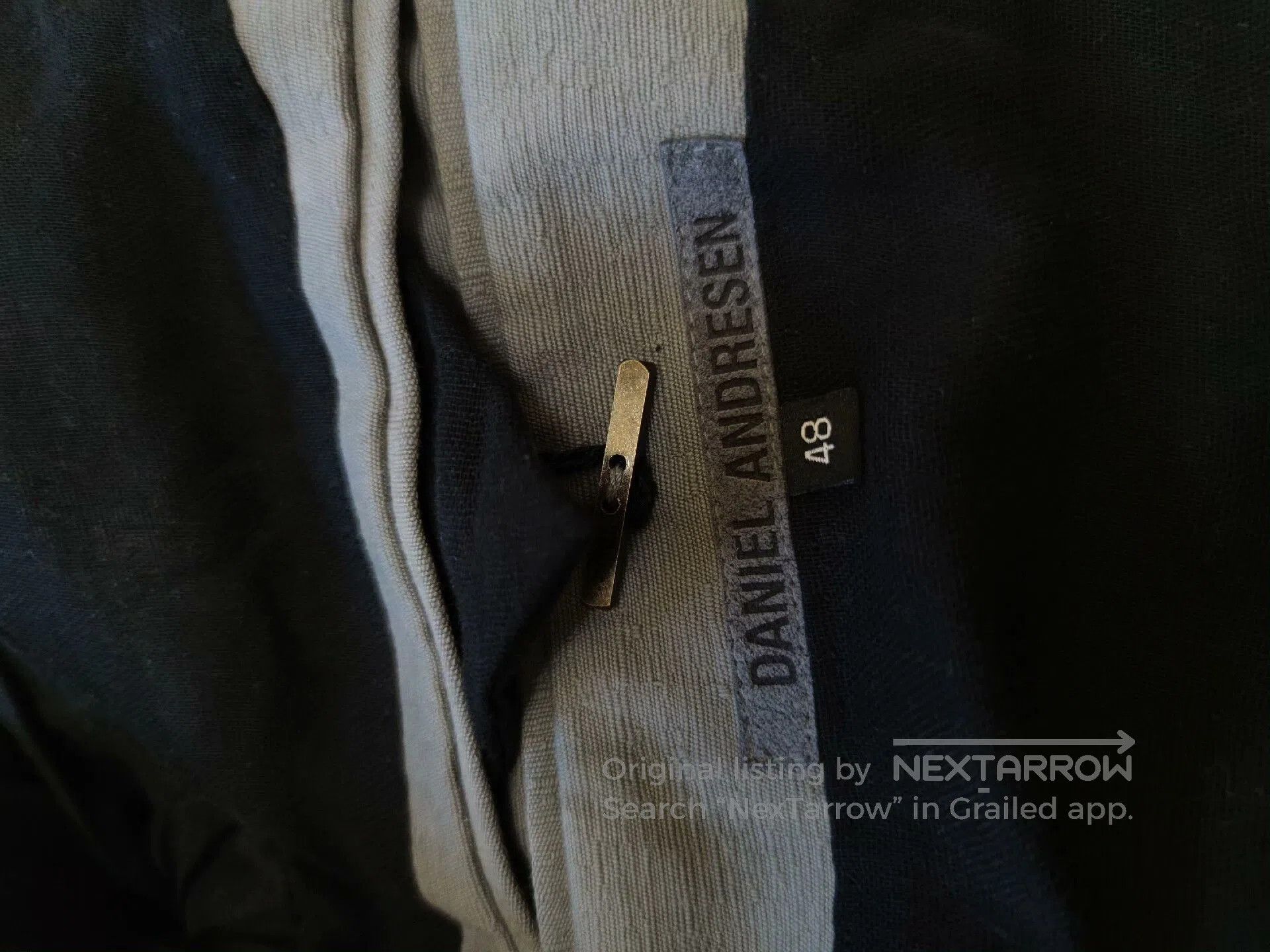 Daniel Andresen Gray High-Quality Linen Suit Jacket. Size US M / EU 48-50 / 2 - 4 Thumbnail