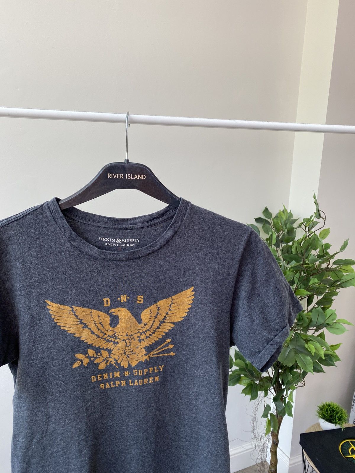 Denim & Supply Ralph Lauren × Polo Ralph Lauren × Vintage Denim & Supply Ralph Lauren Vintage T-Shirt Eagle Printed Size US S / EU 44-46 / 1 - 7 Thumbnail