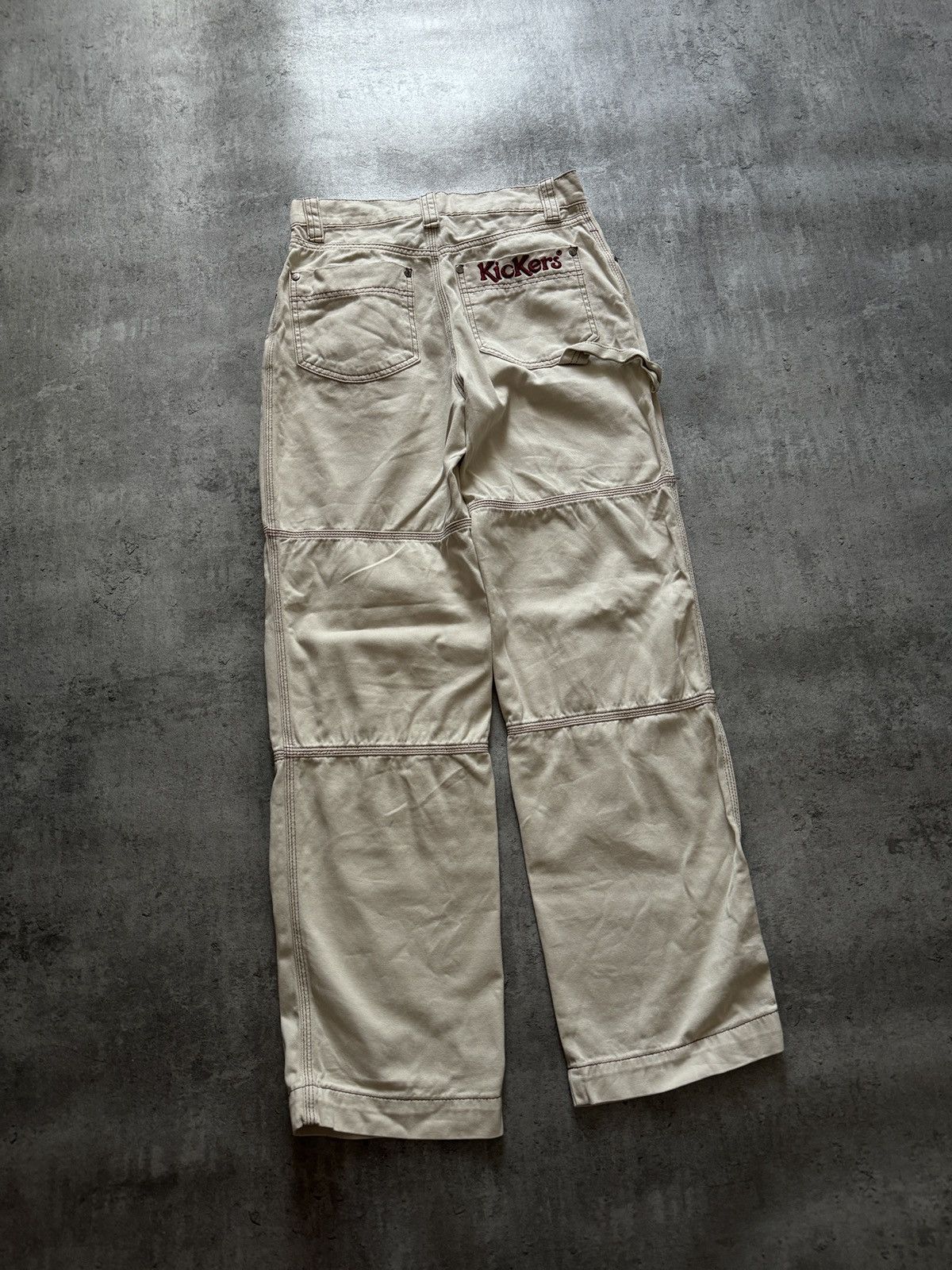 Japanese Brand × Vintage Kickers Vintage rap skate baggy pants logo vintage y2k Size US 26 / EU 42 - 2 Thumbnail