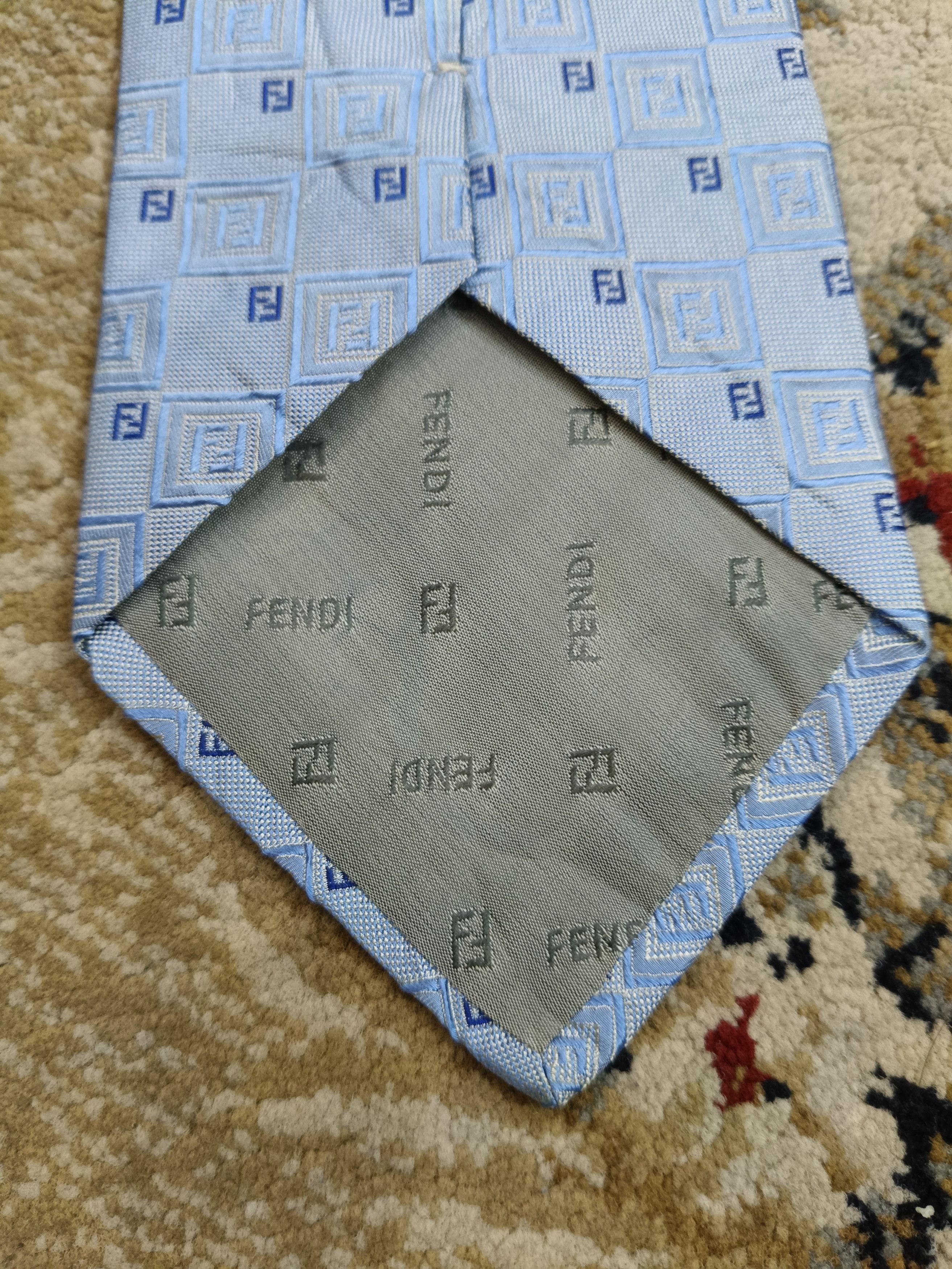Fendi Fendi Monogram Tie Size ONE SIZE - 3 Thumbnail