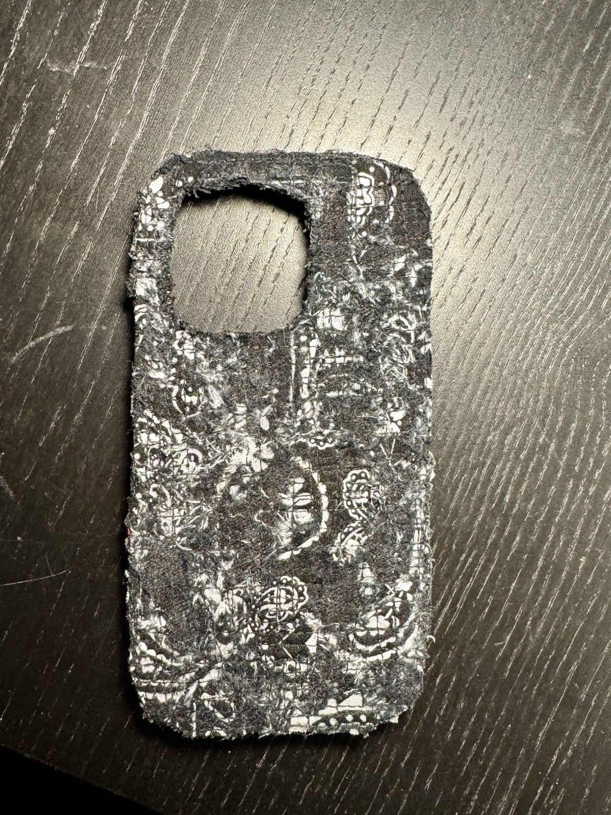Japanese Brand Black distressed boro iphone case Size ONE SIZE - 5 Thumbnail