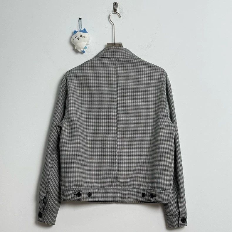 Loewe LOEWE Houndstooth leather logo shirt coat Size M / US 6-8 / IT 42-44 - 3 Thumbnail