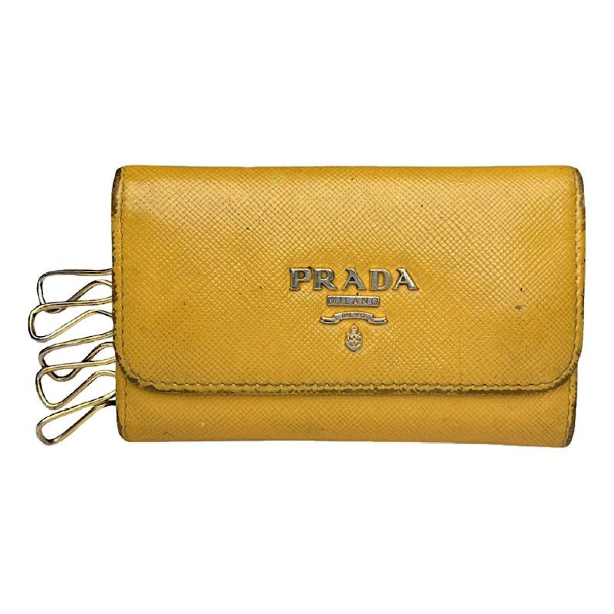Prada Yellow Leather Purse Size ONE SIZE - 1 Thumbnail