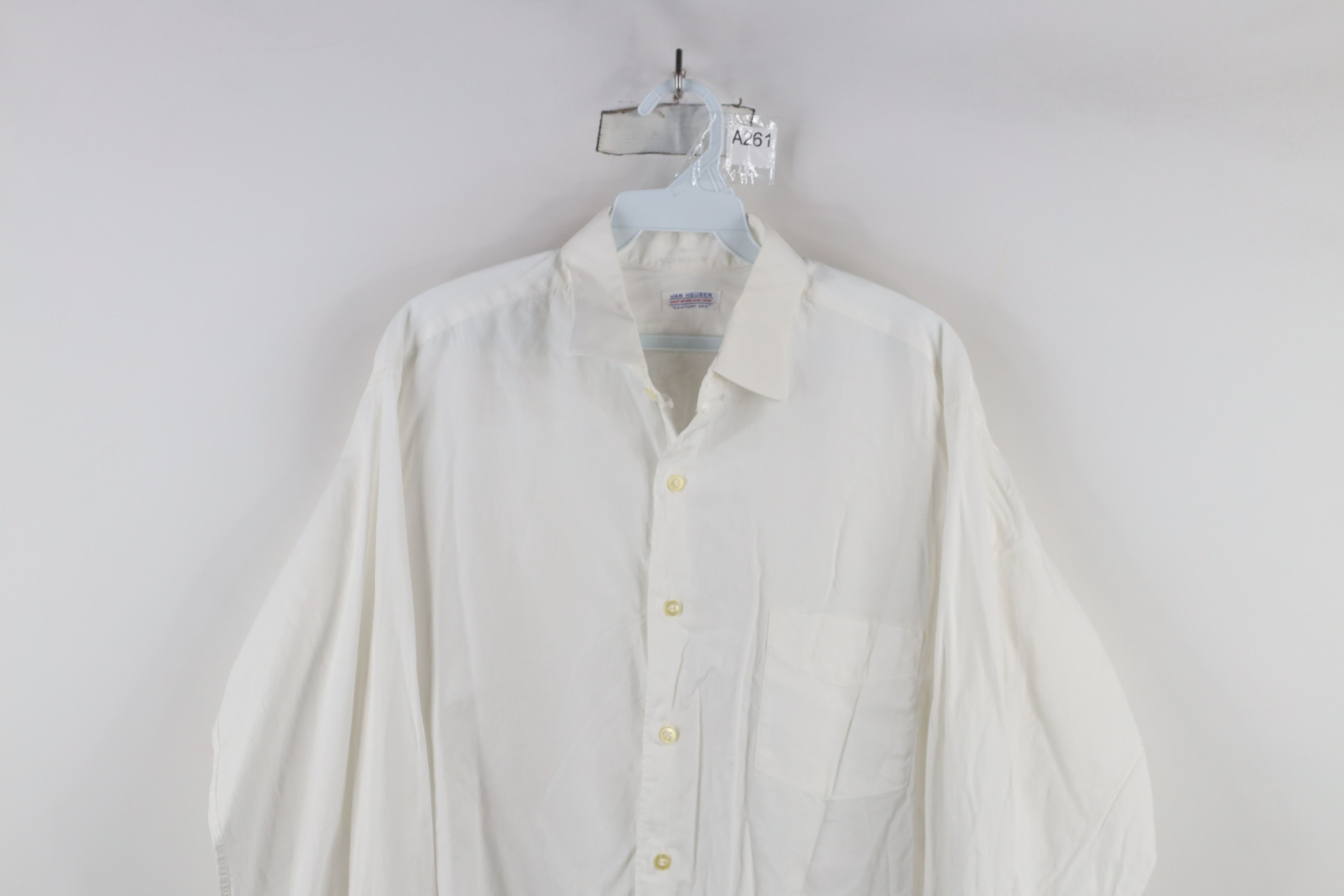 Vintage Vintage 60s Streetwear French Cuff Collared Button Shirt USA Size US M / EU 48-50 / 2 - 2 Thumbnail