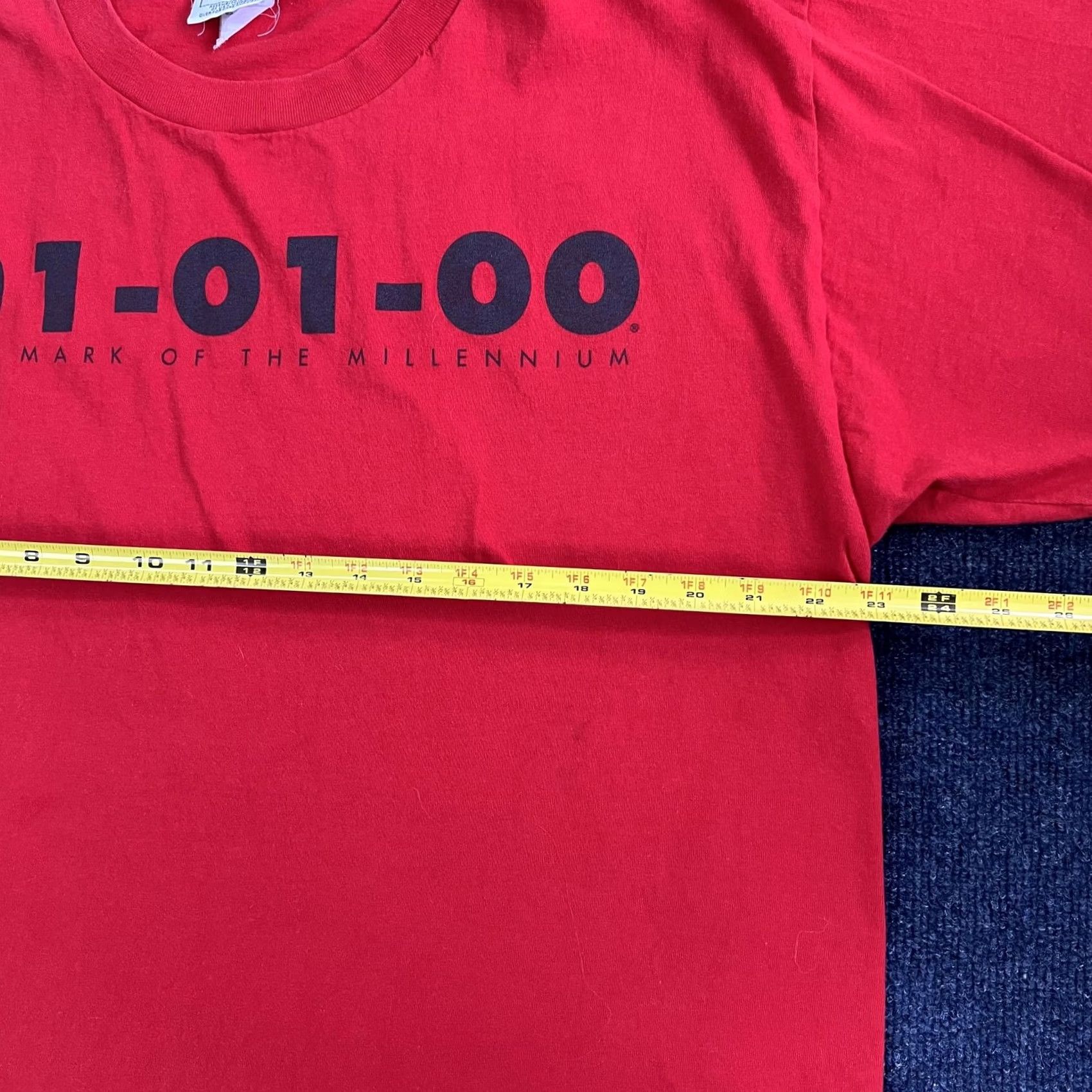 Lee VINTAGE Lee Sport Shirt Mens XL Red Millennium Graphic Tee T-Shirt Size US XL / EU 56 / 4 - 5 Thumbnail