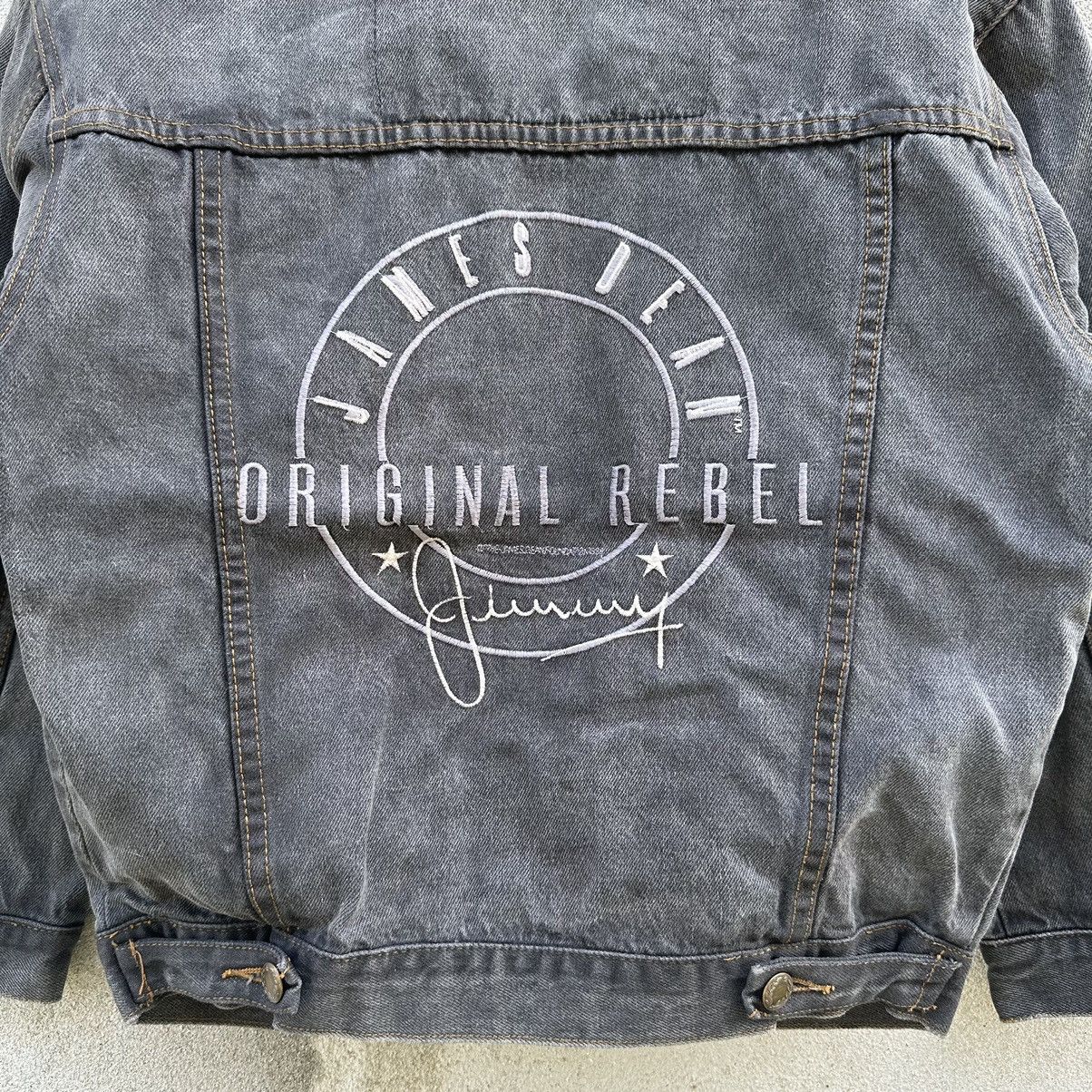 James Jean × Vintage SEND OFFER📌 VINTAGE JAMES DEAN ORIGINAL REBEL TRUCKER JACKET Size US S / EU 44-46 / 1 - 13 Thumbnail