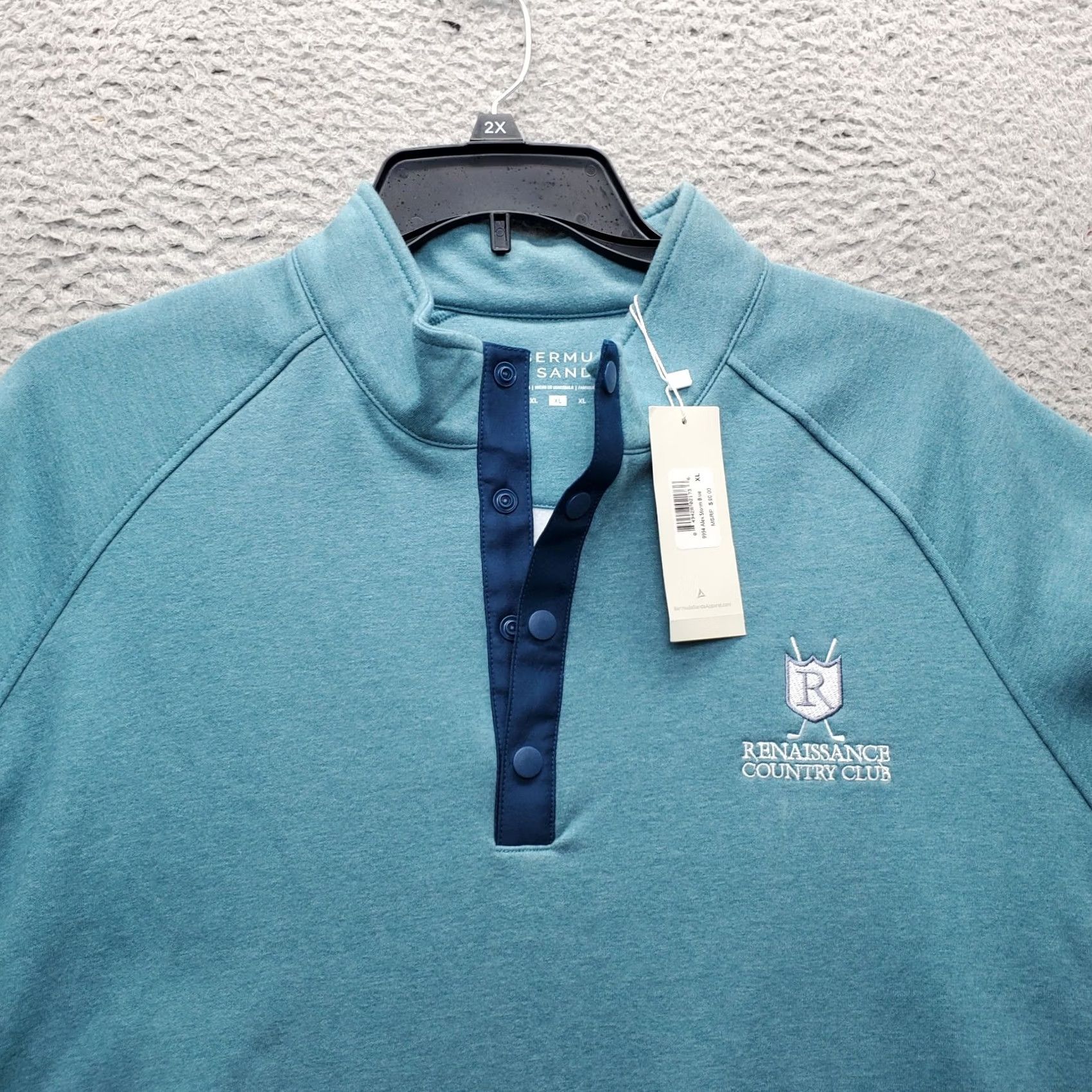 Vintage Bermuda Sands Golf Sweatshirt Mens XL Green Fleece Renaissance Country Club Logo Sweatshirt Size US XL / EU 56 / 4 - 6 Thumbnail