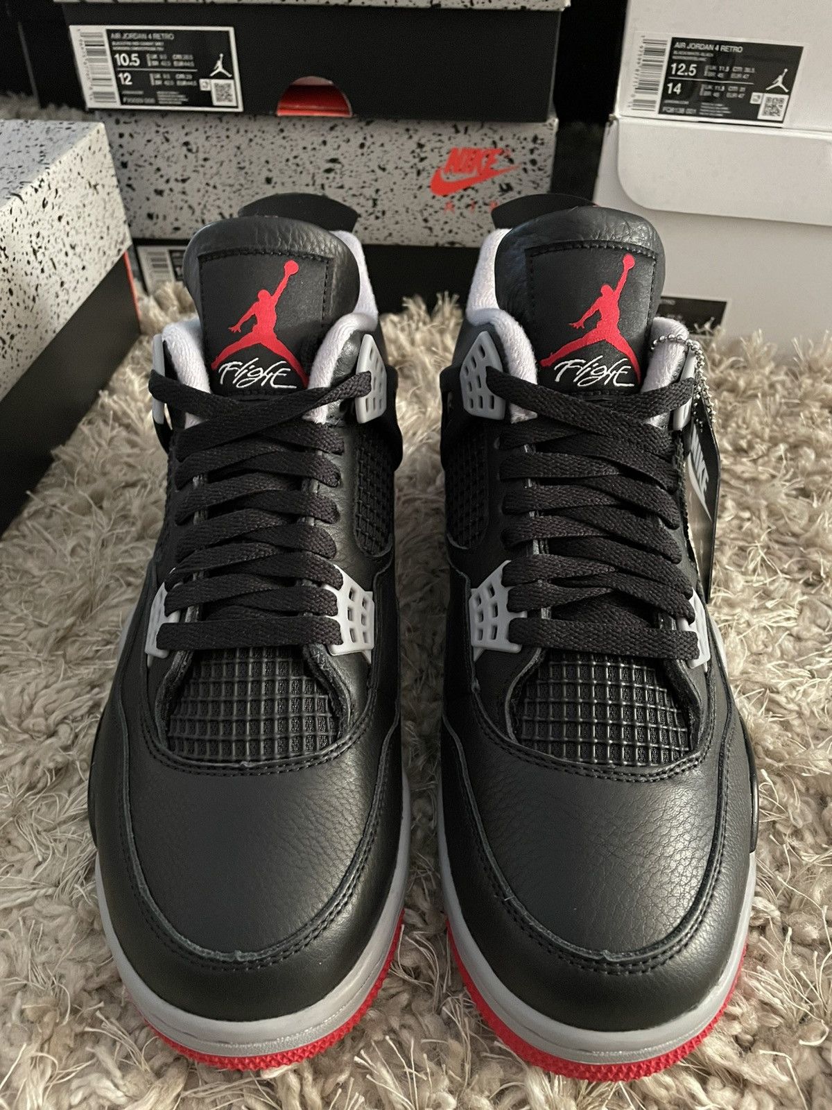 Jordan Brand Jordan 4 Bred Reimagined Size US 9 / EU 42 - 4 Thumbnail