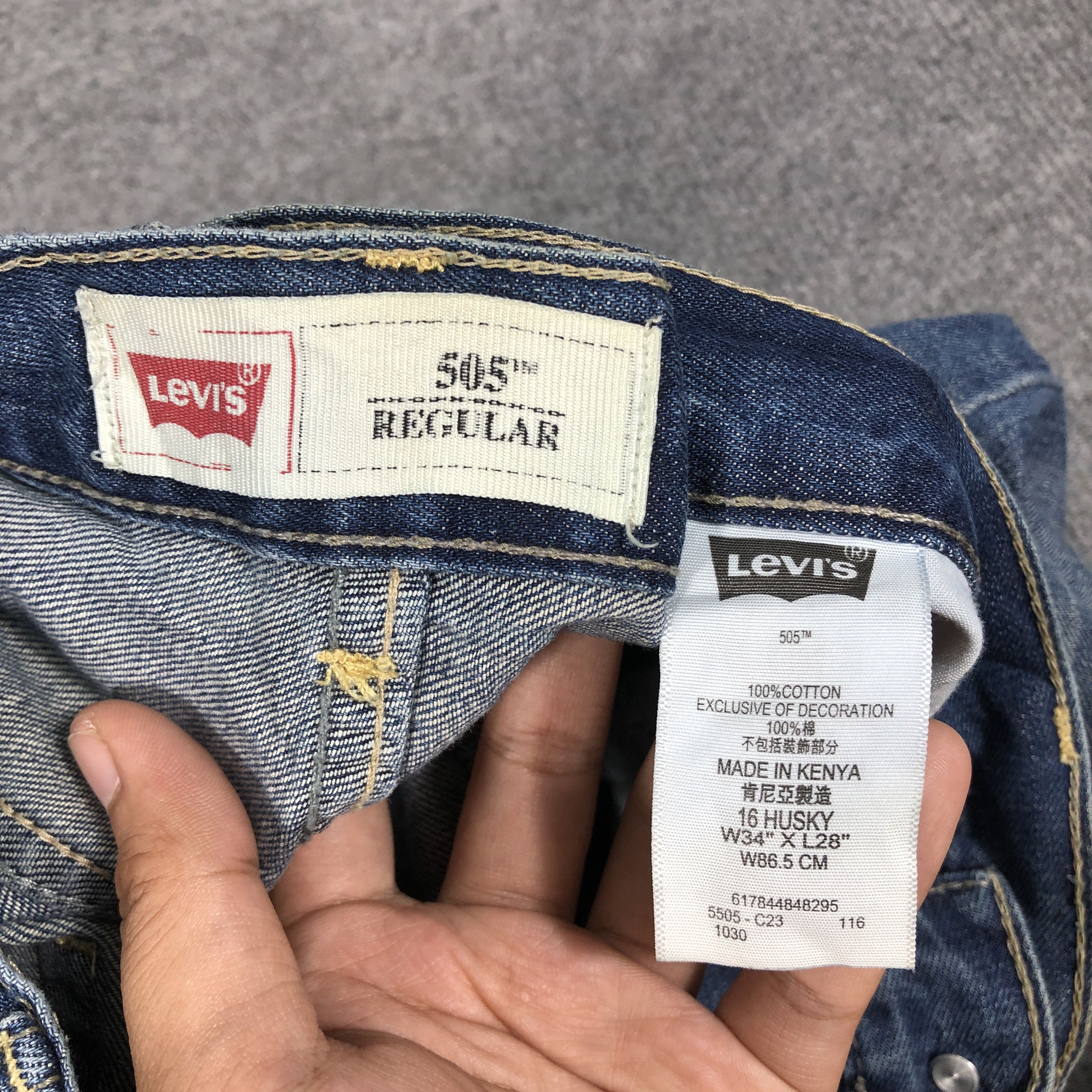 Levi's × Vintage Womens Vintage Levis 505 Jeans Regular L1088W Size 36" / US 14 / IT 50 - 10 Thumbnail