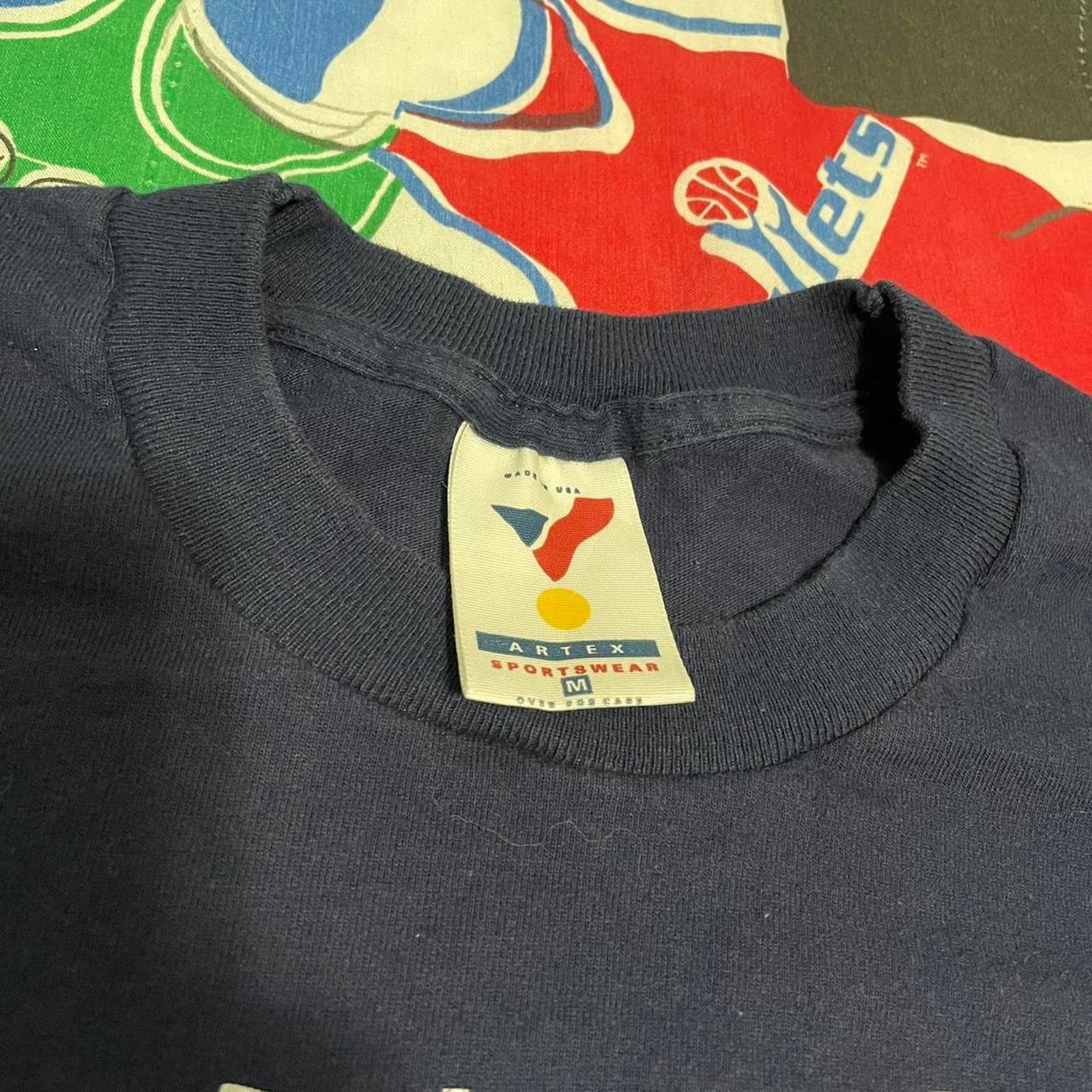 NBA × Vintage Vintage 90s NBA Denver Nuggets Logo Basketball Playoffs Tee Size US M / EU 48-50 / 2 - 4 Thumbnail