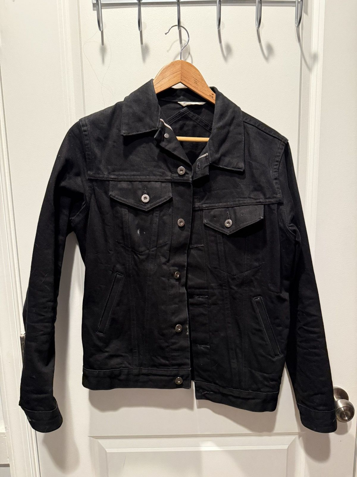 3sixteen 3Sixteen Type 3 Double Black Selvedge Denim Jacket Size US M / EU 48-50 / 2 - 1 Thumbnail