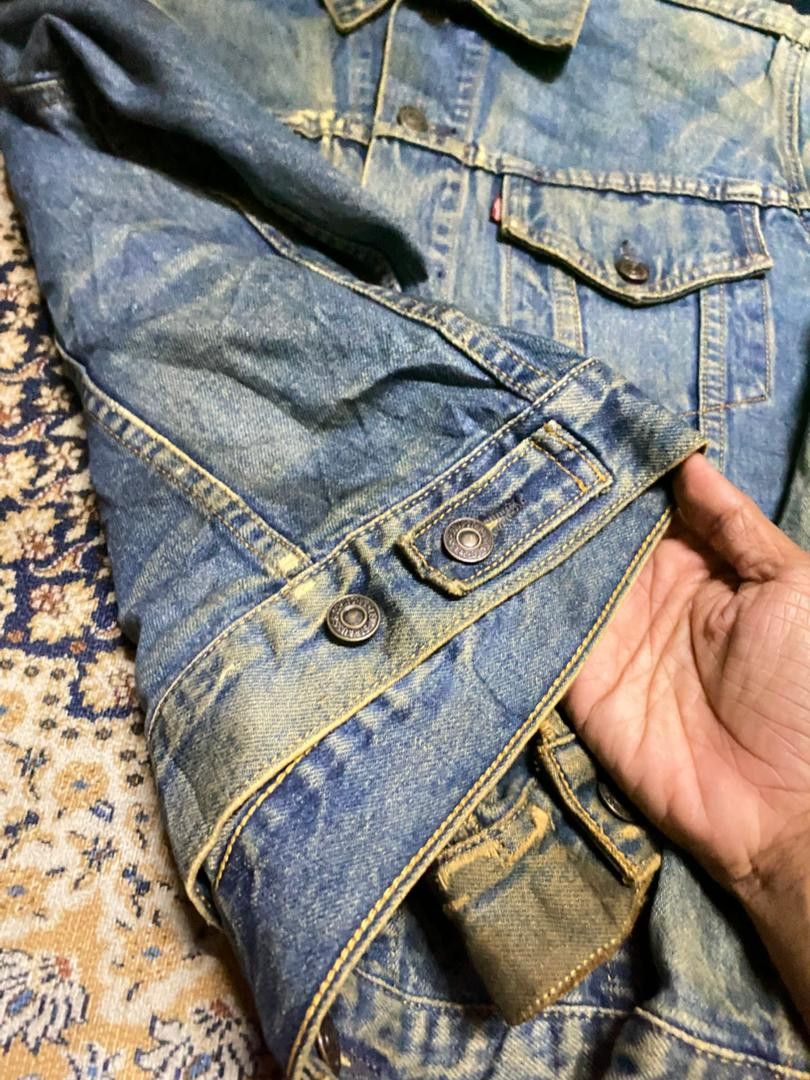 Levi's Vintage Clothing Vintage 90s Levi's Distessed Denim Jacket Size US S / EU 44-46 / 1 - 6 Thumbnail
