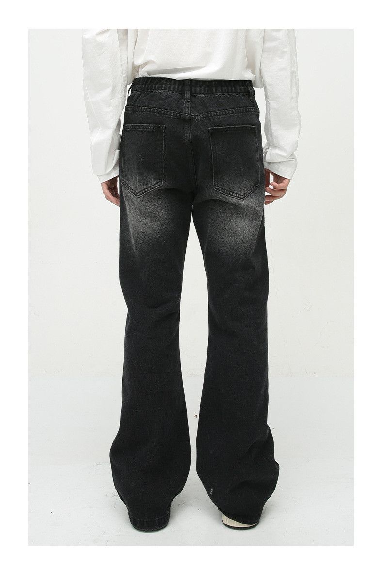 Japanese Brand × Jean Men's loose distressed washed flared jeans Size US 32 / EU 48 - 4 Thumbnail
