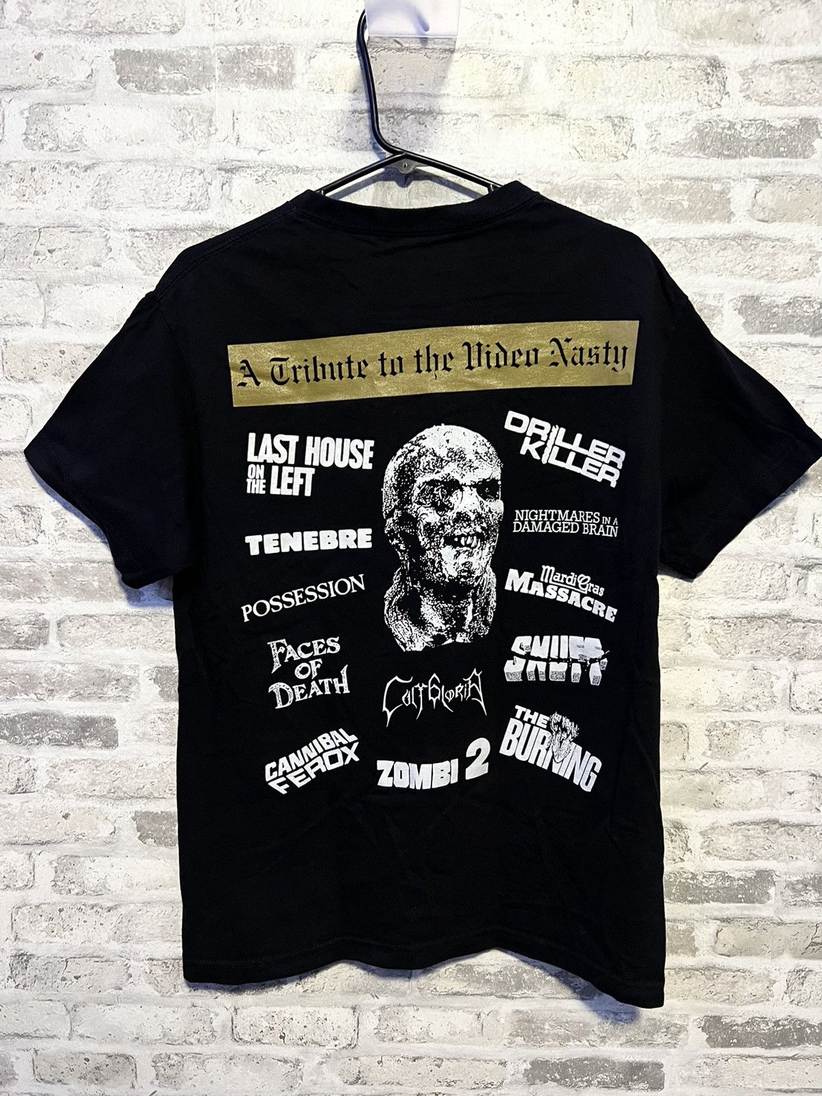 G59 Records CULT GLORIA - NASTY T- SHIRT (BLACK) MEDIUM Size US M / EU 48-50 / 2 - 8 Thumbnail