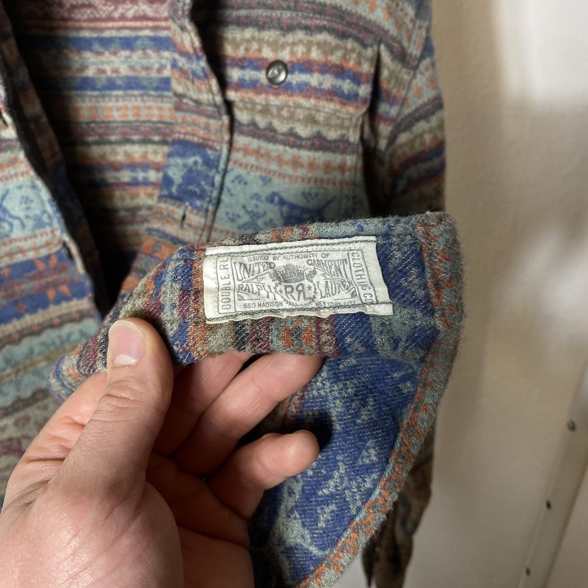 RRL Ralph Lauren RRL Double Ralph Lauren Fair Isle Hunting Jacquard Workshirt Size US S / EU 44-46 / 1 - 13 Thumbnail