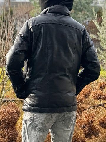 Rick Owens Calf Leather Mollino collar Puffer Jacket Size US L / EU 52-54 / 3 - 15 Thumbnail