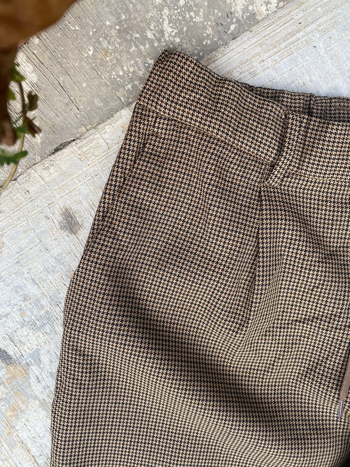 GU GU Houndstooth Trouser Pants Size US 28 / EU 44 - 6 Thumbnail