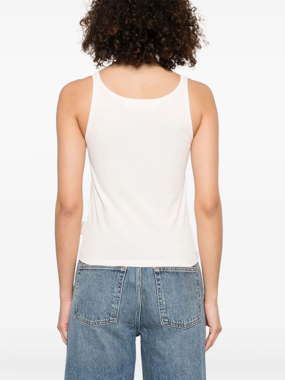 Palm Angels o1y1225 Tank Top in Ivory Size XS / US 0-2 / IT 36-38 - 4 Thumbnail