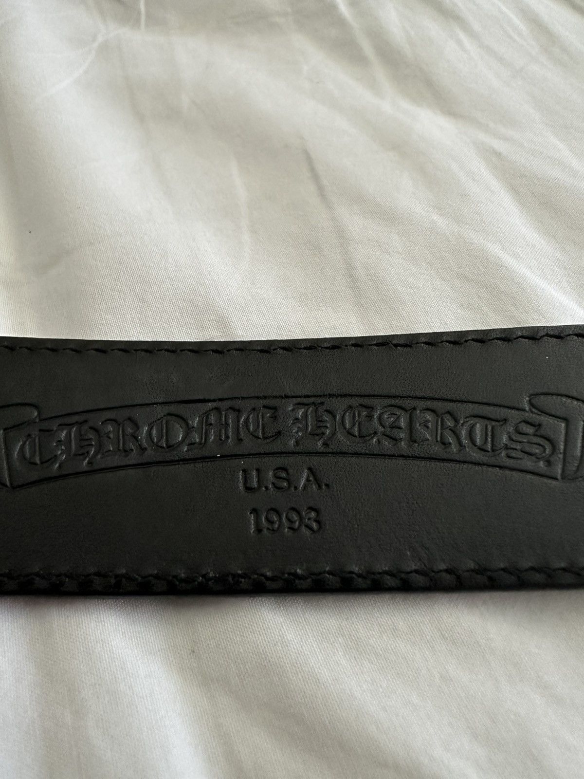Chrome Hearts Vintage Chrome Hearts 3 piece Western belt 1989 Size 28 - 8 Thumbnail