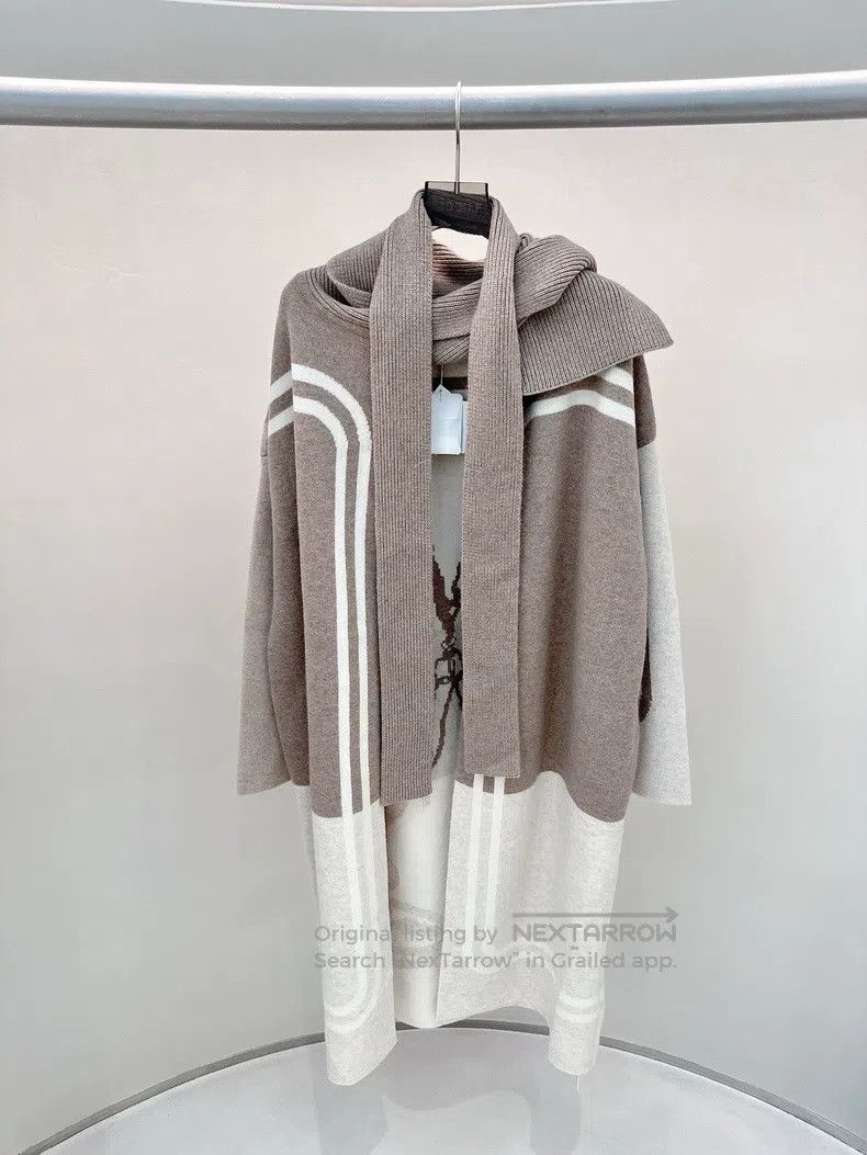 Hermes Hermes Multicolored cashmere long cardigan Size XXS / US 00 / IT 34 - 1 Thumbnail