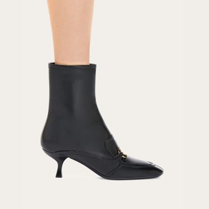 Salvatore Ferragamo o1s1rm0126 Gancini-buckle Ankle Boots in Black Size US 11 / IT 41 - 3 Thumbnail