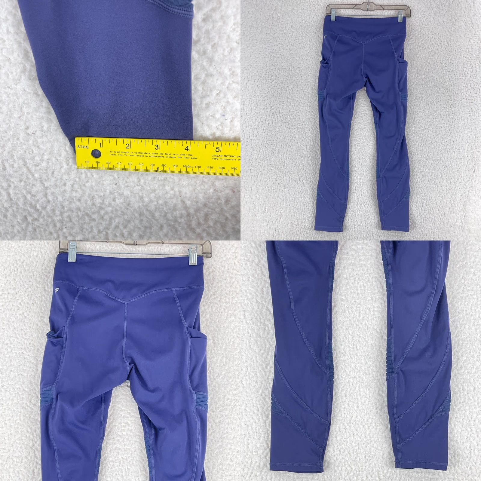 Fabletics Fabletics Motion 365 Purple Full Length Leggings Womens Pull On Stretch Size S Size 27" / US 4 / IT 40 - 8 Thumbnail