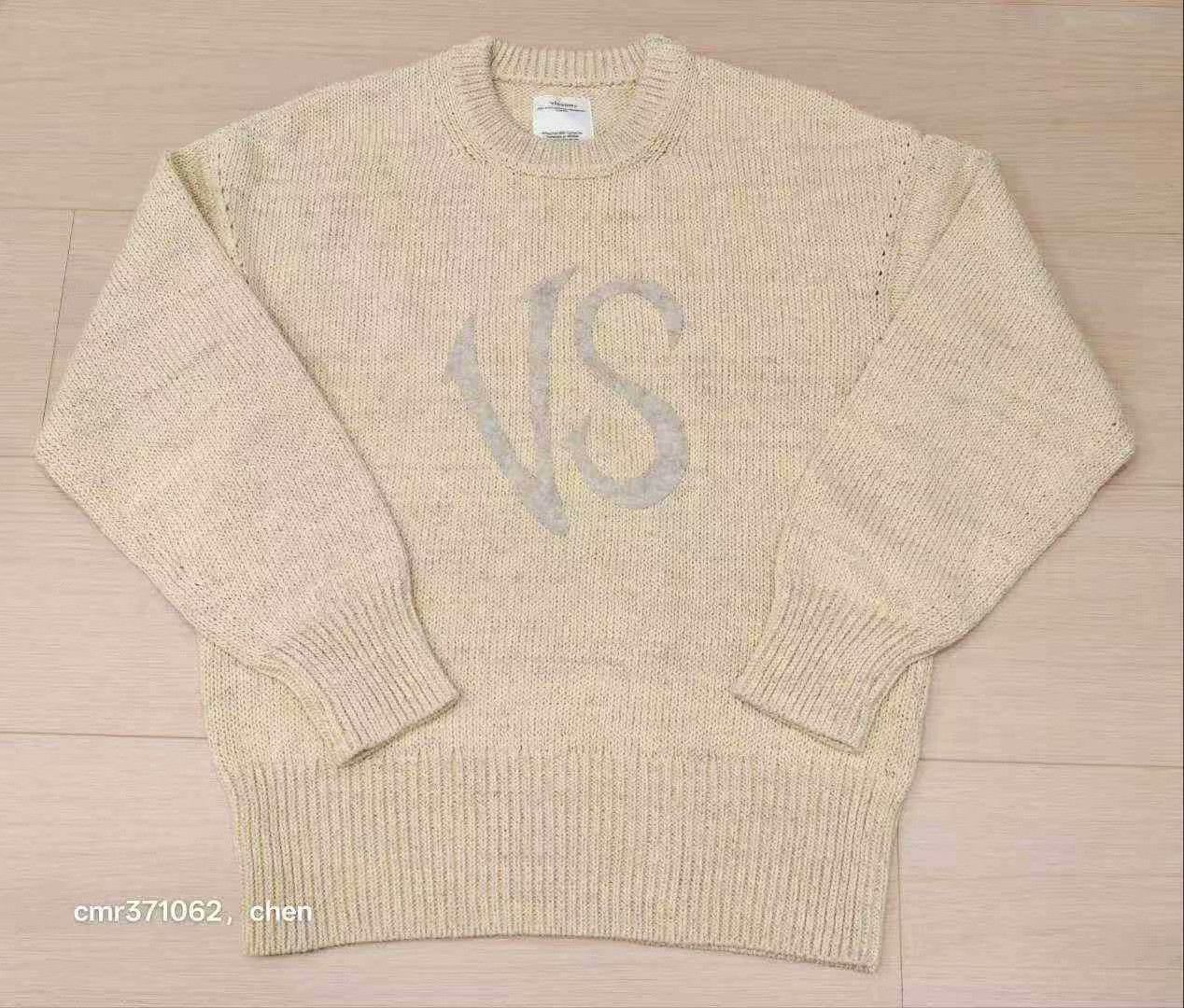 Visvim VISVIM 23SS LETTERMAN CREW KNIT Size US M / EU 48-50 / 2 - 1 Thumbnail