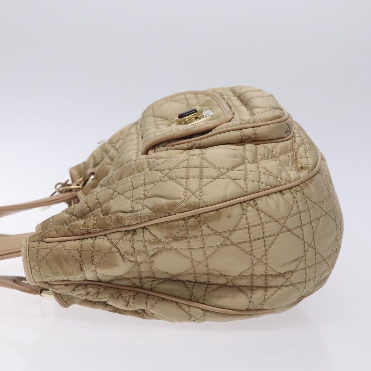 Dior DIOR Canage Hand Bag Nylon Beige Gold Size ONE SIZE - 5 Thumbnail