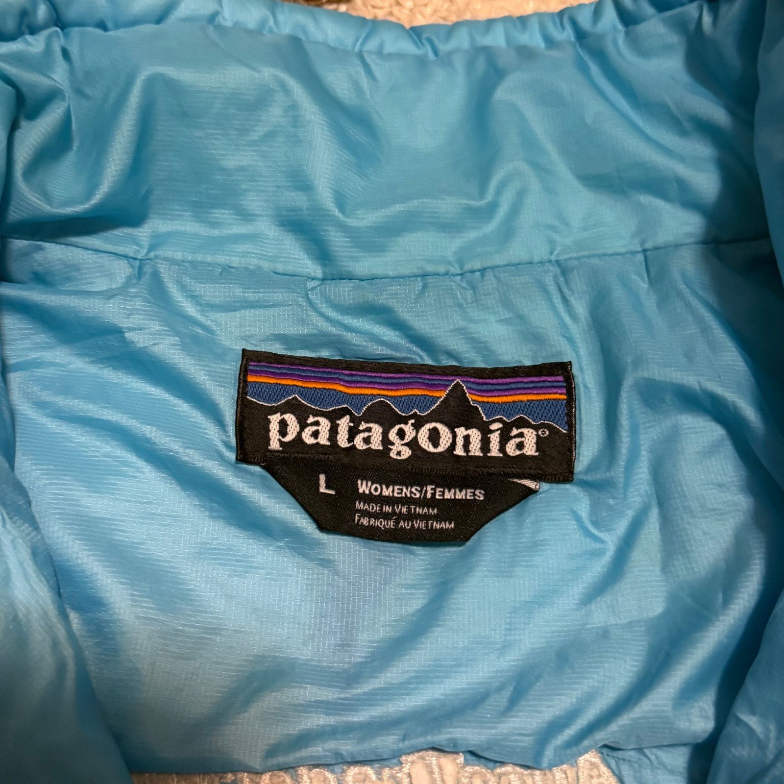 Patagonia Patagonia Womens Micro Puff Jacket Size Large Blue Size L / US 10 / IT 46 - 5 Thumbnail